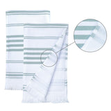 Hammam Hand Towels for Kitchen 16X28 Inch by Ample Decor - 4 Piece