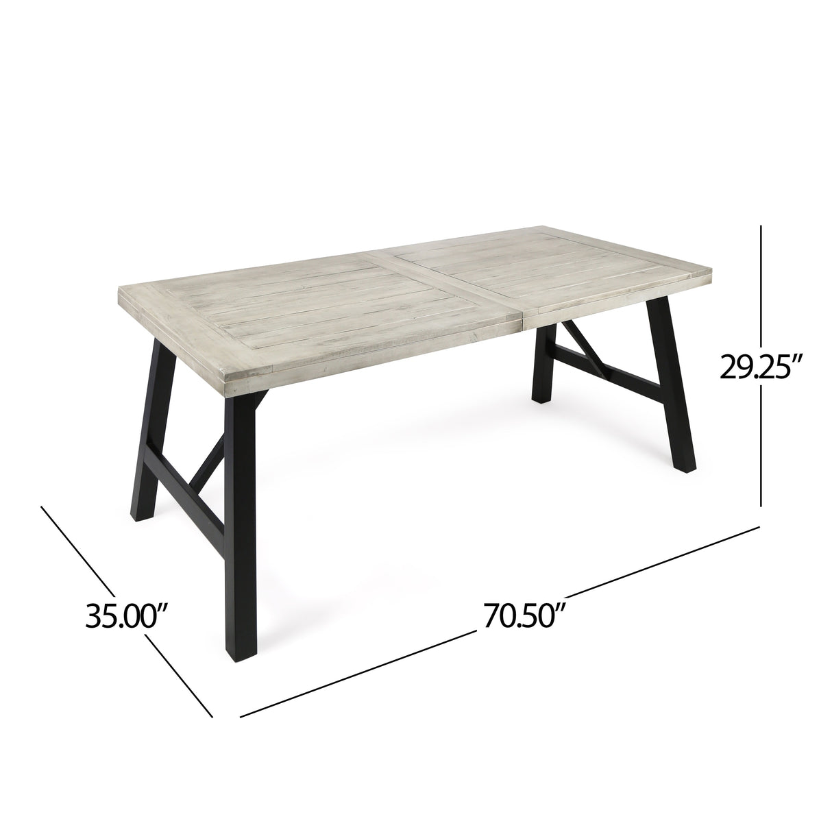 Hammersley 6 Seater Outdoor Acacia Wood and Wicker Dining Set by Christopher Knight Home