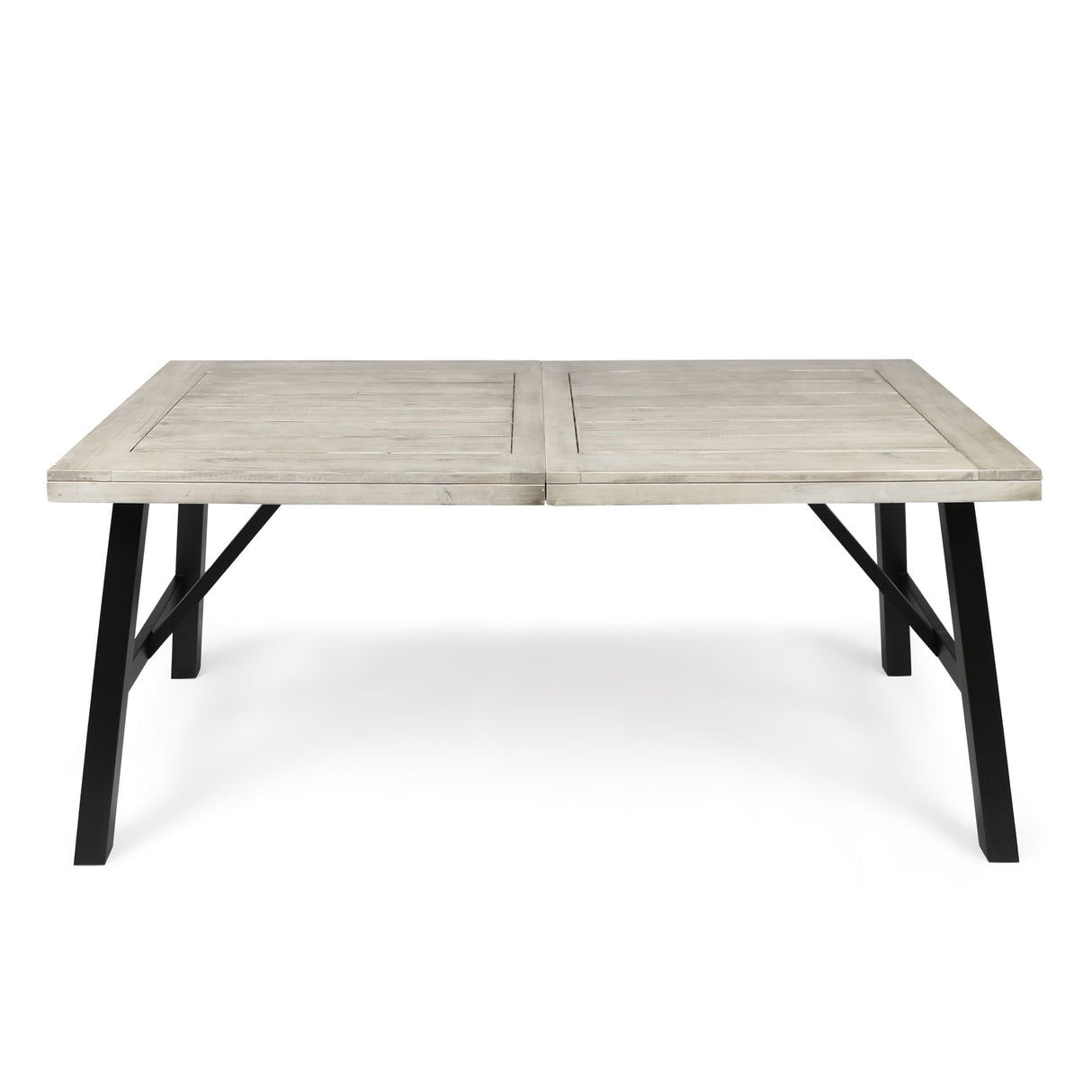 Hammersley 6 Seater Outdoor Acacia Wood and Wicker Dining Set by Christopher Knight Home