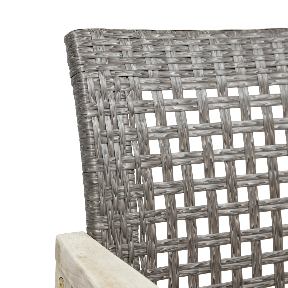 Hammersley 6 Seater Outdoor Acacia Wood and Wicker Dining Set by Christopher Knight Home