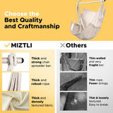 Hammock Chair Swing Indoor Hammock for Bedroom - Max 500 Lbs－Steel Spreader Bar with Anti-Slip Rings-Indoor&Outdoor