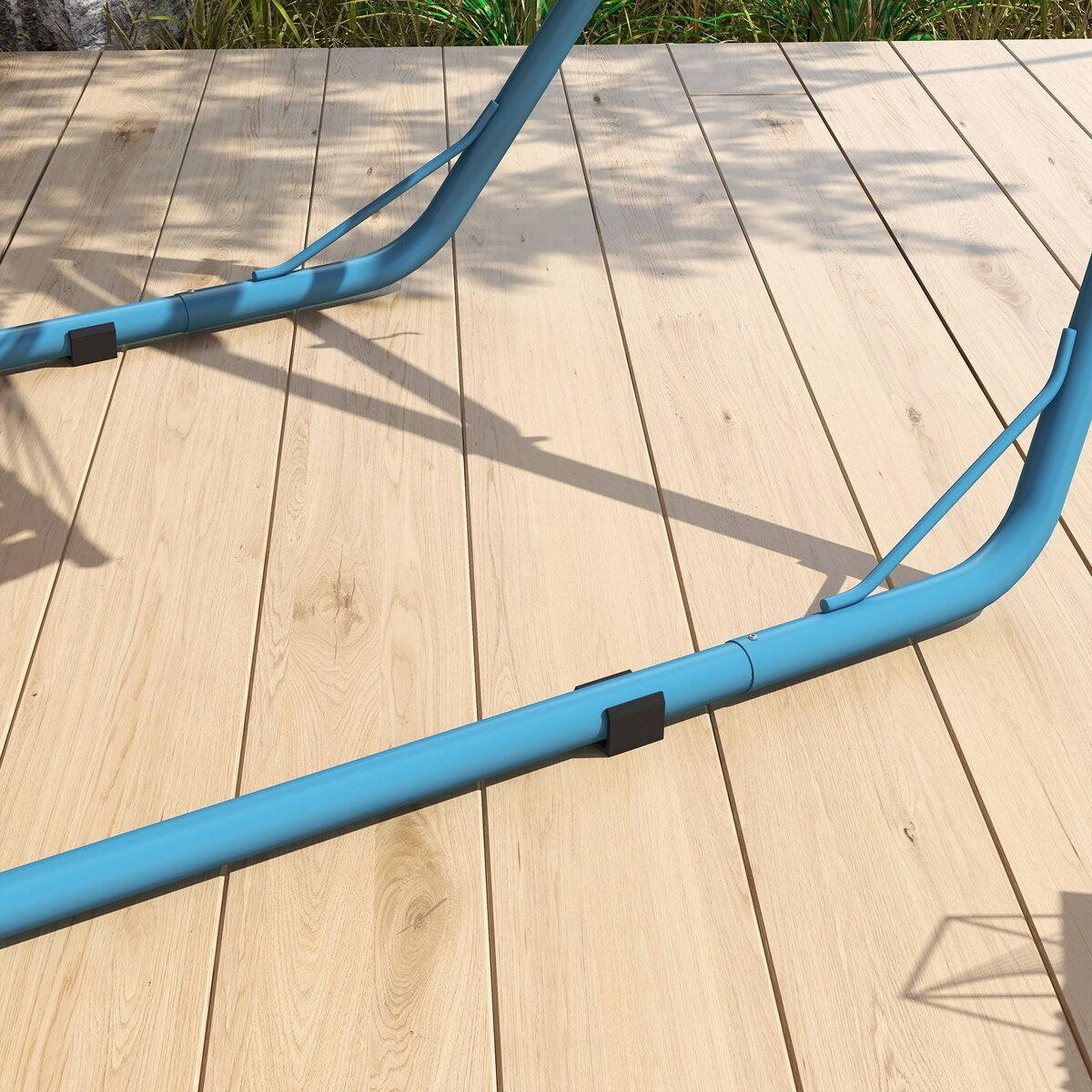 Hammock Stand for 2 Person, Portable Adjustable Steel Frame Hammock Stand with Weather Resistant Finish