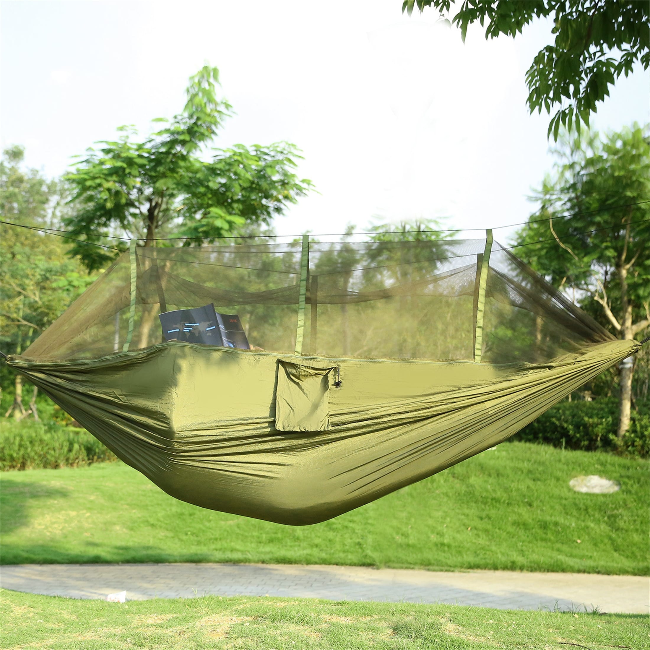 Hammock swing bed with mosquito net hotsell