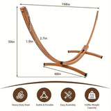 Hammocks 14-Foot Metal Arc Hammock Stand with Chains