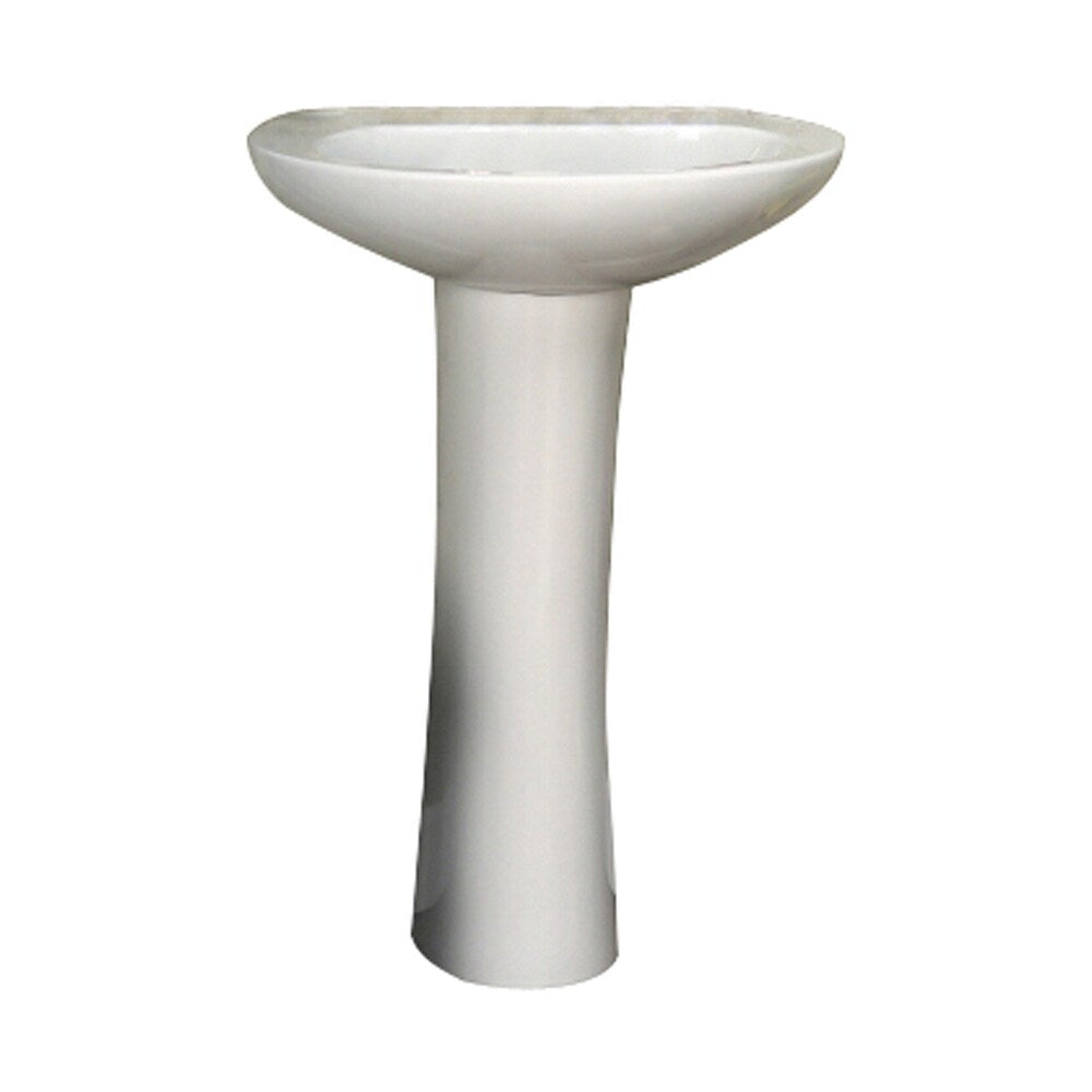 Hampshire 575 Pedistal Lavatory, 4"cc, Bisque