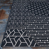 Dream Decor Rugs Hampton Cathode Black Indoor Outdoor Area Rug