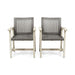 Hampton Outdoor Acacia Wood and Wicker Dining Chair (Set of 2) by Christopher Knight Home