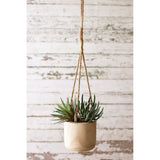 Hand Carved Hanging Wooden Vase For Home Decor - Exact Size
