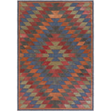 Hand-Crafted Burma Leather/Cotton Area Rug - 8' x 10' - 8' x 10'