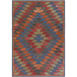 Hand-Crafted Burma Leather/Cotton Area Rug - 8' x 10' - 8' x 10'