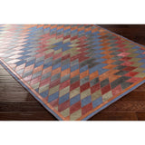 Hand-Crafted Burma Leather/Cotton Area Rug - 8' x 10' - 8' x 10'