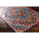 Hand-Crafted Burma Leather/Cotton Area Rug - 8' x 10' - 8' x 10'