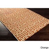 Hand-Hooked Gwyneth Contemporary Geometric Indoor/Outdoor Area Rug