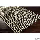 Hand-Hooked Gwyneth Contemporary Geometric Indoor/Outdoor Area Rug
