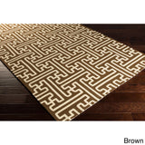 Hand-Hooked Gwyneth Contemporary Geometric Indoor/Outdoor Area Rug