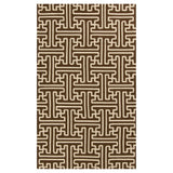 Hand-Hooked Gwyneth Contemporary Geometric Indoor/Outdoor Area Rug