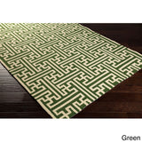 Hand-Hooked Gwyneth Contemporary Geometric Indoor/Outdoor Area Rug