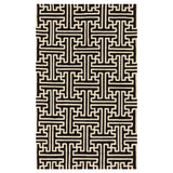 Hand-Hooked Gwyneth Contemporary Geometric Indoor/Outdoor Area Rug