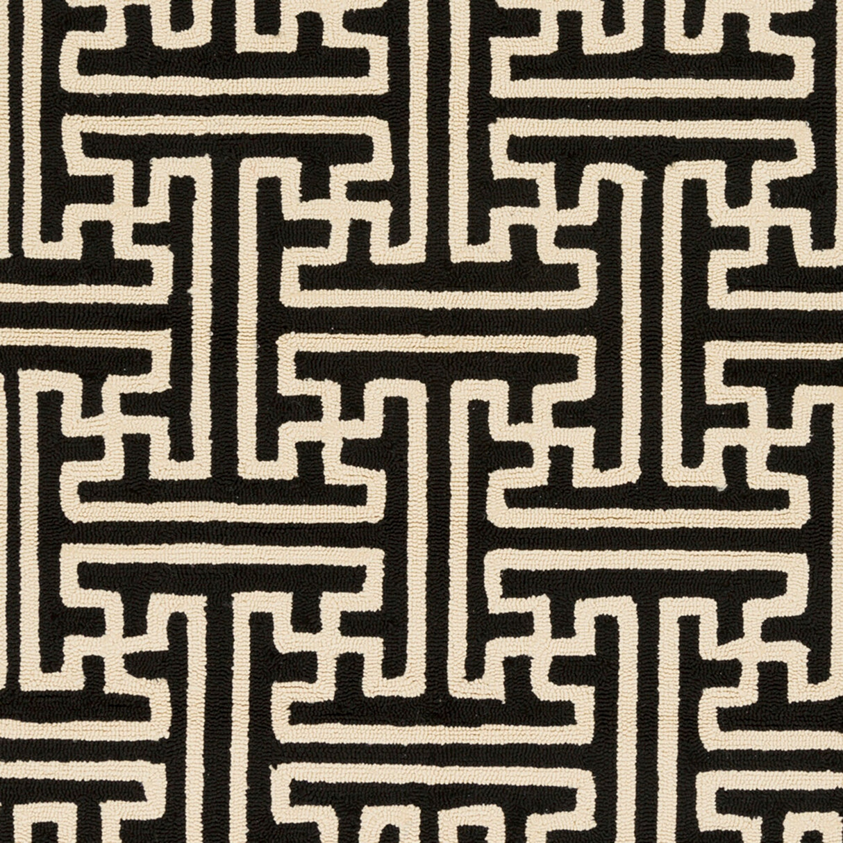 Hand-Hooked Gwyneth Contemporary Geometric Indoor/Outdoor Area Rug