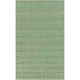 Hand-Hooked Gwyneth Contemporary Geometric Indoor/Outdoor Area Rug