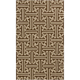 Hand-Hooked Gwyneth Contemporary Geometric Indoor/Outdoor Area Rug