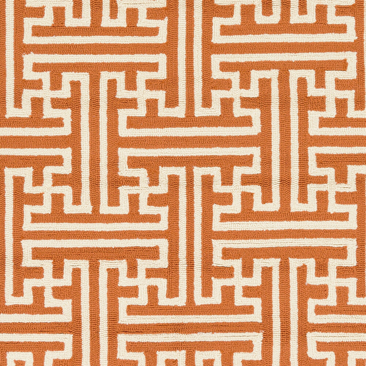 Hand-Hooked Gwyneth Contemporary Geometric Indoor/Outdoor Area Rug