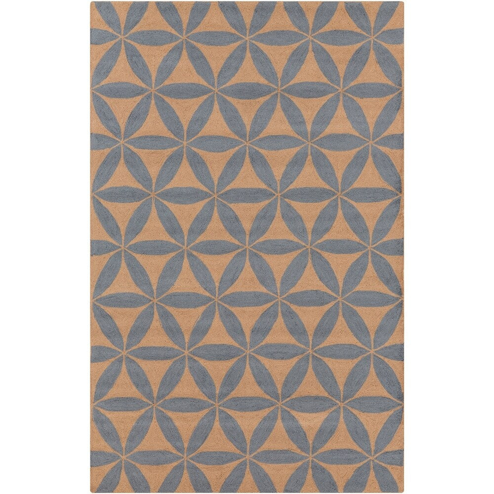 Hand-Hooked Lucy Geometric Area Rug