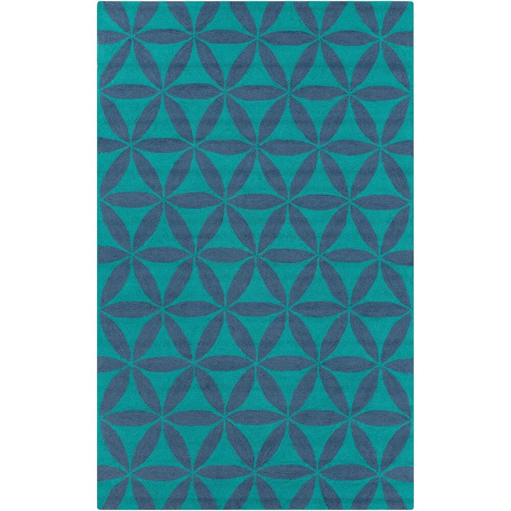 Hand-Hooked Lucy Geometric Area Rug