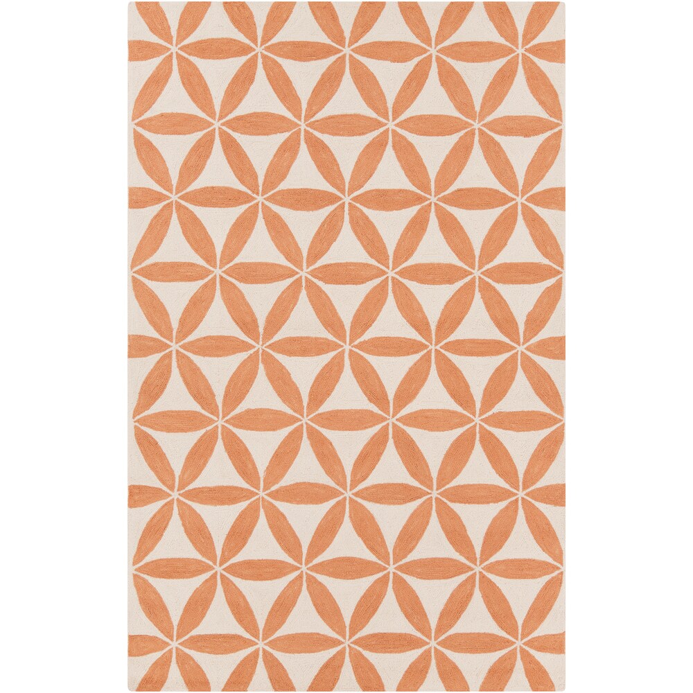 Hand-Hooked Lucy Geometric Area Rug