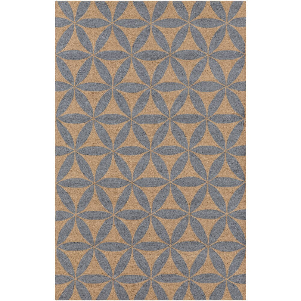 Hand-Hooked Lucy Geometric Area Rug