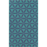 Hand-Hooked Lucy Geometric Area Rug