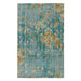 Hand-Knotted Abstract Blue Area Rug