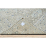 Hand Knotted Afghan Oushak Wool Traditional Oriental Area Rug Gray