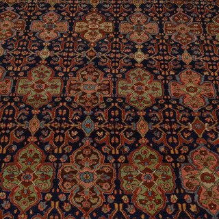 Hand-knotted Antique Persian Bidjar Rug Wool Area Rug (8'7 x 11'10)
