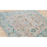 Hand Knotted Blush Turkish Oushak Wool Transitional Oriental Area Rug - 9' 1'' x 11' 10''