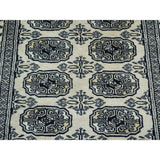 Hand-Knotted Bokara Elephant Feet Design Fine Wool Rug (2'2x3'1)