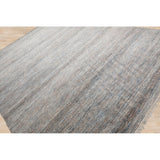Hand Knotted Cream, Gray Grass Wool Modern & Contemporary Area Rug - 8' x 10'