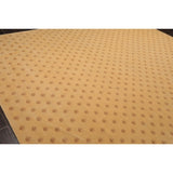Hand Knotted Caramel, Brown Tibetan Wool Modern Oriental Area Rug (9x12) - 9' x 11' 8''