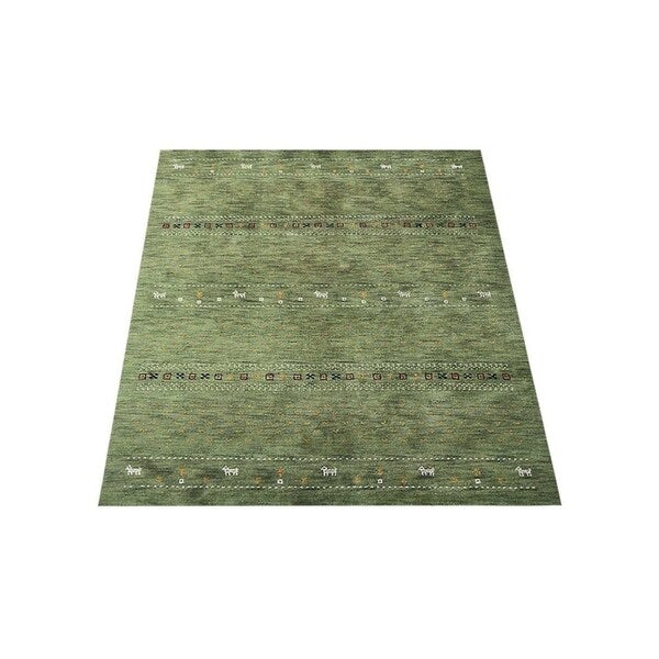Hand Knotted Gabbeh Contemporary Area Rug