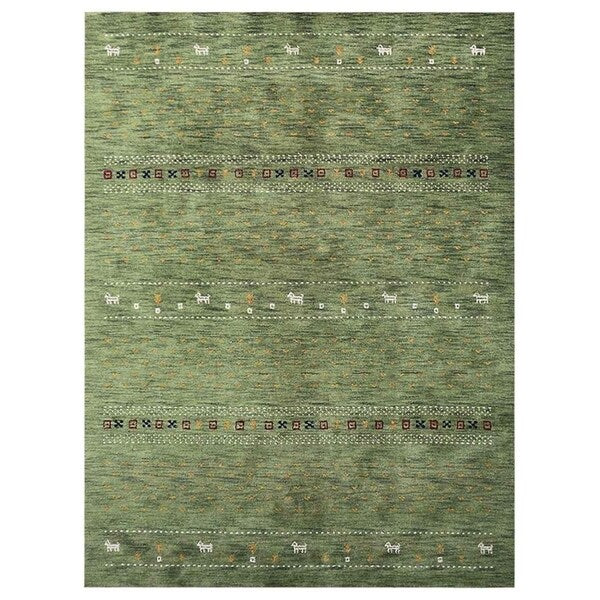 Hand Knotted Gabbeh Contemporary Area Rug