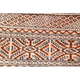 Hand Knotted Oriental Ivory Turkoman Baouch Persian Woolen Area Rug - 9'7" x 6'4"