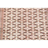 Hand Knotted Oriental Ivory Turkoman Baouch Persian Woolen Area Rug - 9'7" x 6'4"