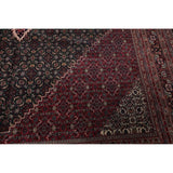 Hand Knotted Herati Fish Mahi Palace Size Wool Oriental Area Rug (12'x18'3") - 10'3" x 13'11"