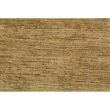 Boho Chic Hand-Knotted Lt. Green/Brown Wool Rug (8'11 x 11'10) - 9' x 12'
