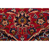 Hand Knotted Kashan Traditional Oriental Medallion Persian Area Rug - 11'4" X 8'8"