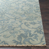 Hand-Knotted Keswick Floral New Zealand Wool Area Rug