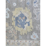 Hand Knotted Light Brown Peshawar with Wool Oriental Rug (11'11" x 17'10") - 11'11" x 17'10"