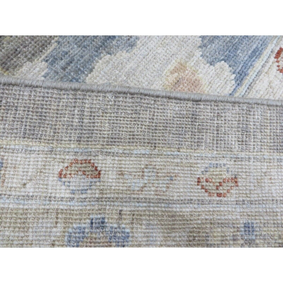 Hand Knotted Light Brown Peshawar with Wool Oriental Rug (11'11" x 17'10") - 11'11" x 17'10"