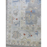 Hand Knotted Light Brown Peshawar with Wool Oriental Rug (11'11" x 17'10") - 11'11" x 17'10"