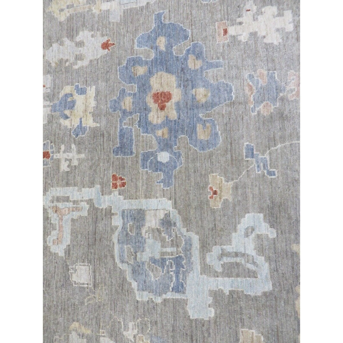 Hand Knotted Light Brown Peshawar with Wool Oriental Rug (11'11" x 17'10") - 11'11" x 17'10"